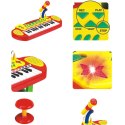 Elektroniczne Organki Klawisze Pianino Keyboard Mikrofon Stołek Melodie