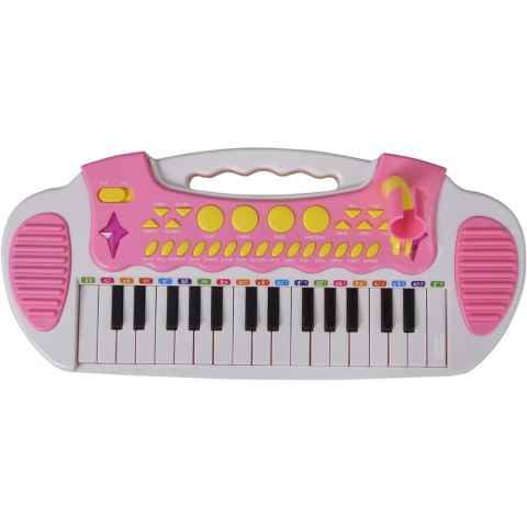 Elektroniczne Organki Pianino Keyboard Mikrofon Stołek Dźwięki I Światełka Elektroniczne Organki Pianino Keyboard Mikrofon Stołek Dźwięki I Światełka