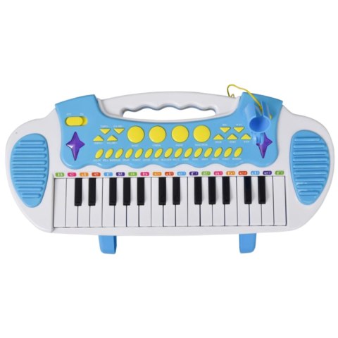 Elektroniczne Organki Pianino Keyboard Mikrofon Stołek Dźwięki I Światełka Elektroniczne Organki Pianino Keyboard Mikrofon Stołek Dźwięki I Światełka