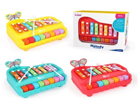 Instrument 2w1 Organki Cymbałki Z Motylkiem Cyferki Pałeczki Zestaw Instrument 2w1 Organki Cymbałki Z Motylkiem Cyferki Pałeczki Zestaw