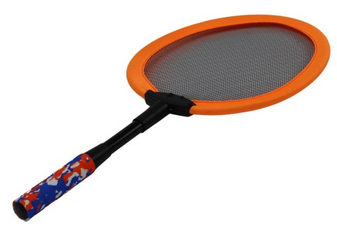 Zestaw 2 Rakietek Do Badmintona Paletki 2 Lotki Badminton Pomarańczowy Zestaw 2 Rakietek Do Badmintona Paletki 2 Lotki Badminton Pomarańczowy