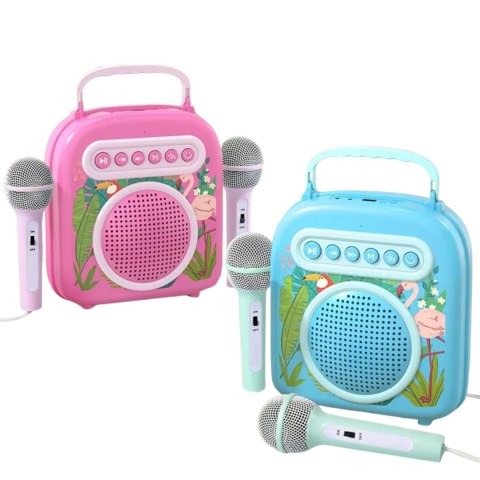 Zestaw Do Karaoke Dla Dzieci 2 Mikrofony Głośnik Funkcja Bluetooth Muzyka Zestaw Do Karaoke Dla Dzieci 2 Mikrofony Głośnik Funkcja Bluetooth Muzyka