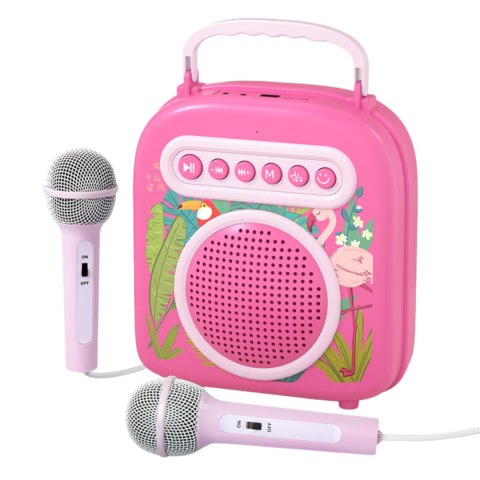 Zestaw Do Karaoke Dla Dzieci 2 Mikrofony Głośnik Funkcja Bluetooth Muzyka Zestaw Do Karaoke Dla Dzieci 2 Mikrofony Głośnik Funkcja Bluetooth Muzyka