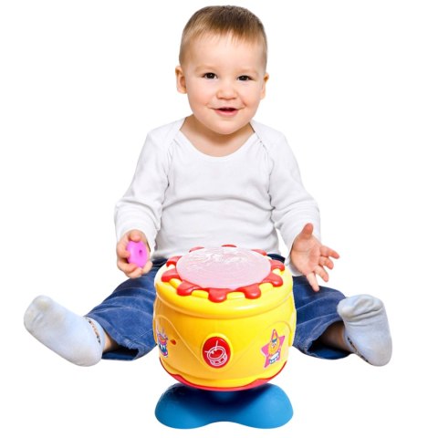 Bębenek Dla Dzieci Instrument Muzyczny Efekty Świetlne Melodie Muzyka Bębenek Dla Dzieci Instrument Muzyczny Efekty Świetlne Melodie Muzyka