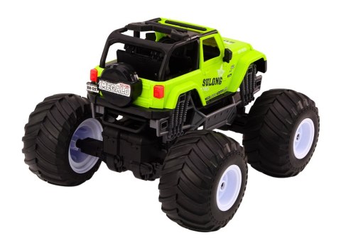 Auto Terenowe Zdalnie Sterowane 2.4G RC 1:12 Zielony Auto Terenowe Zdalnie Sterowane 2.4G RC 1:12 Zielony