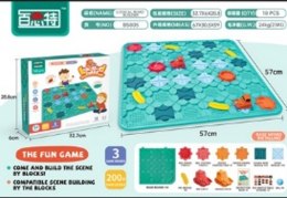 Budowanie Tras Drogi Koparka Układanie Labirynt Puzzle Klocki Bloczki
