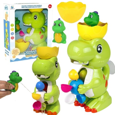 DINOZAUR Z KOŁOWROTKIEM ZABAWKA DO KĄPIELI MAŁY DINOZAUR KUBECZEK DINOZAUR Z KOŁOWROTKIEM ZABAWKA DO KĄPIELI MAŁY DINOZAUR KUBECZEK