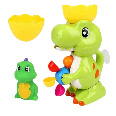DINOZAUR Z KOŁOWROTKIEM ZABAWKA DO KĄPIELI MAŁY DINOZAUR KUBECZEK DINOZAUR Z KOŁOWROTKIEM ZABAWKA DO KĄPIELI MAŁY DINOZAUR KUBECZEK