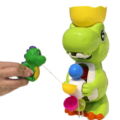 DINOZAUR Z KOŁOWROTKIEM ZABAWKA DO KĄPIELI MAŁY DINOZAUR KUBECZEK DINOZAUR Z KOŁOWROTKIEM ZABAWKA DO KĄPIELI MAŁY DINOZAUR KUBECZEK