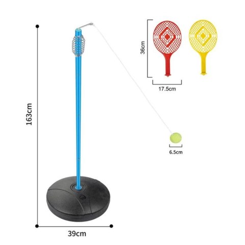 GRA ZRĘCZNOŚCIOWA SWINGBALL ODBIJANIE PIŁKI SŁUPEK Z PODSTAWĄ 2 RAKIETKI GRA ZRĘCZNOŚCIOWA SWINGBALL ODBIJANIE PIŁKI SŁUPEK Z PODSTAWĄ 2 RAKIETKI