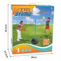 GRA ZRĘCZNOŚCIOWA SWINGBALL ODBIJANIE PIŁKI SŁUPEK Z PODSTAWĄ 2 RAKIETKI