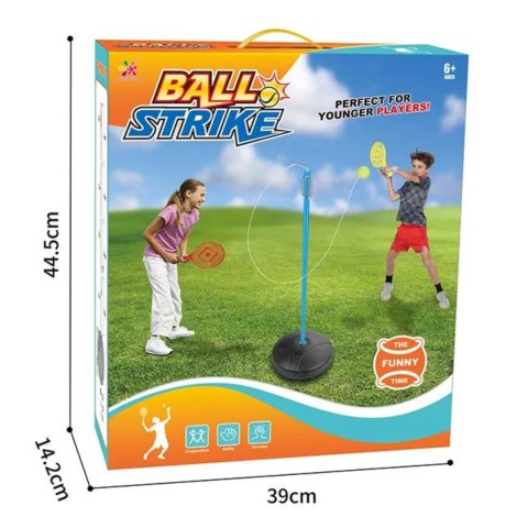 GRA ZRĘCZNOŚCIOWA SWINGBALL ODBIJANIE PIŁKI SŁUPEK Z PODSTAWĄ 2 RAKIETKI GRA ZRĘCZNOŚCIOWA SWINGBALL ODBIJANIE PIŁKI SŁUPEK Z PODSTAWĄ 2 RAKIETKI
