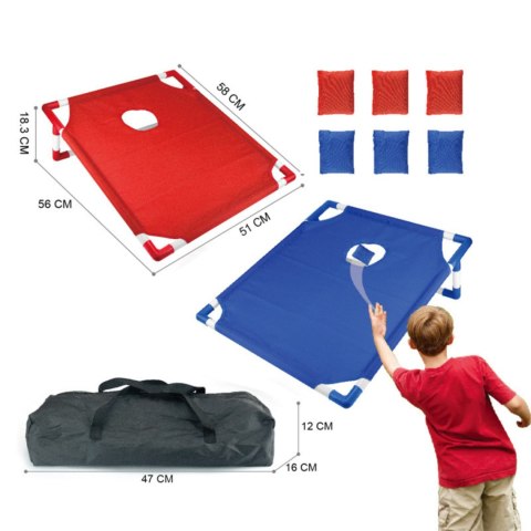 Gra Bean Bag Traf Do Celu Gra Zręcznościowa Zestaw Z Torbą Dwie Platformy Gra Bean Bag Traf Do Celu Gra Zręcznościowa Zestaw Z Torbą Dwie Platformy