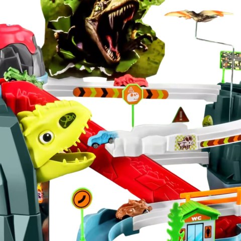 Tor Wyścigowy Parking Erupcja Wulkanu Dinozaury Autka Zjazdy Ruchomy Wyciąg Tor Wyścigowy Parking Erupcja Wulkanu Dinozaury Autka Zjazdy Ruchomy Wyciąg