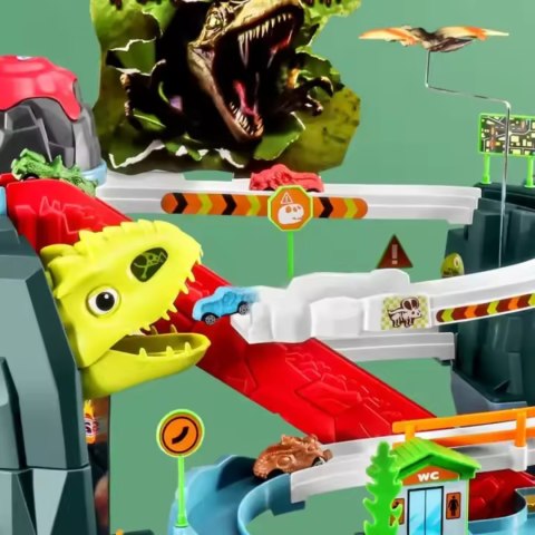 Tor Wyścigowy Parking Erupcja Wulkanu Dinozaury Autka Zjazdy Ruchomy Wyciąg Tor Wyścigowy Parking Erupcja Wulkanu Dinozaury Autka Zjazdy Ruchomy Wyciąg