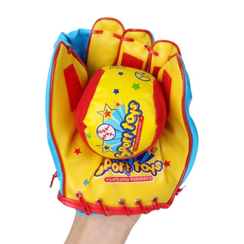 ZESTAW DO GRY W BASEBALL RĘKAWICA DWIE PIŁKI KIJ BASEBALLOWY DLA DZIECI ZESTAW DO GRY W BASEBALL RĘKAWICA DWIE PIŁKI KIJ BASEBALLOWY DLA DZIECI