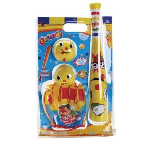 ZESTAW DO GRY W BASEBALL RĘKAWICA DWIE PIŁKI KIJ BASEBALLOWY DLA DZIECI ZESTAW DO GRY W BASEBALL RĘKAWICA DWIE PIŁKI KIJ BASEBALLOWY DLA DZIECI