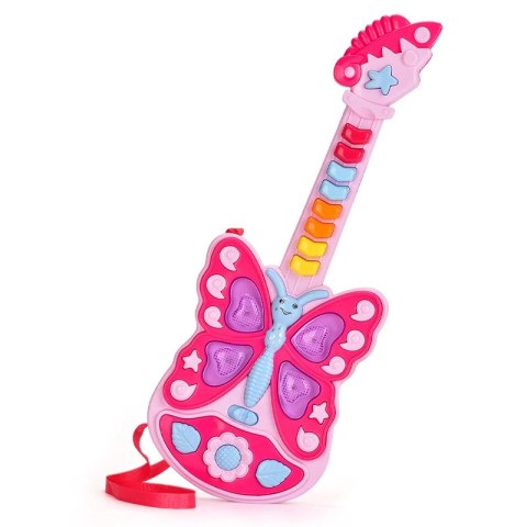 GITARA INTERAKTYWNA DLA DZIECI INSTRUMENT MUZYCZNY EFEKTY DŹWIĘKOWE ŚWIATŁO GITARA INTERAKTYWNA DLA DZIECI INSTRUMENT MUZYCZNY EFEKTY DŹWIĘKOWE ŚWIATŁO