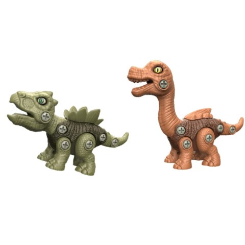 ZESTAW WALIZKA KLOCKI DINOZAURY DO SKRĘCANIA WKRĘTARKA 3 DINO FIGURKI DIY ZESTAW WALIZKA KLOCKI DINOZAURY DO SKRĘCANIA WKRĘTARKA 3 DINO FIGURKI DIY