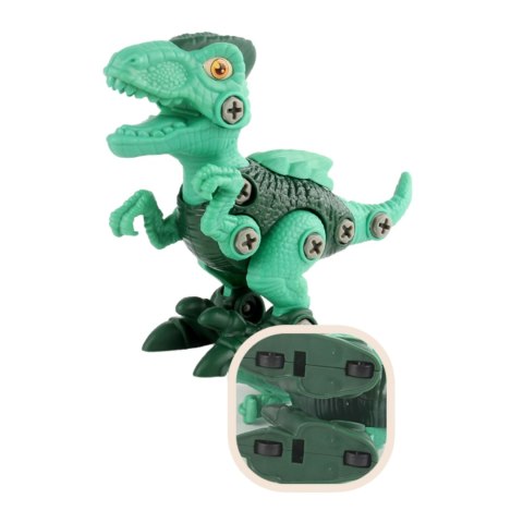 ZESTAW WALIZKA KLOCKI DINOZAURY DO SKRĘCANIA WKRĘTARKA 3 DINO FIGURKI DIY ZESTAW WALIZKA KLOCKI DINOZAURY DO SKRĘCANIA WKRĘTARKA 3 DINO FIGURKI DIY