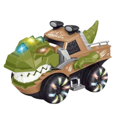 INTERAKTYWNY DINZOAUR SAMOCHÓD TERENOWY AUTO DLA DZIECI ŚWIATEŁKA DŹWIĘKI INTERAKTYWNY DINZOAUR SAMOCHÓD TERENOWY AUTO DLA DZIECI ŚWIATEŁKA DŹWIĘKI