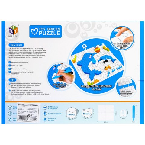 MOZAIKA DLA DZIECI 420 KLOCKI + AKCESORIA MOZAIKA DLA DZIECI 420 KLOCKI + AKCESORIA