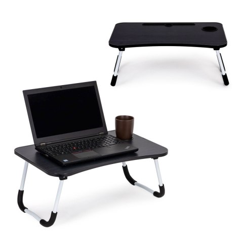Podstawka pod laptopa stolik do łóżka 60x40cm - Czarna Podstawka pod laptopa stolik do łóżka 60x40cm - Czarna