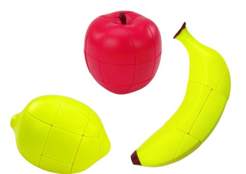 Układanka Owoce Puzzle Kostki Edukacyjne Jabłko Banan Cytryna Magiczne Układanka Owoce Puzzle Kostki Edukacyjne Jabłko Banan Cytryna Magiczne