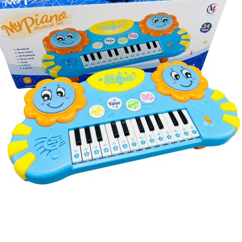 ELEKTRONICZNE ORGANY PIANINO ZESTAW INSTRUMENT MUZYCZNY MELODIE KWIATKI ELEKTRONICZNE ORGANY PIANINO ZESTAW INSTRUMENT MUZYCZNY MELODIE KWIATKI