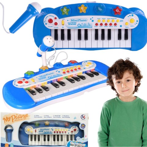 ELEKTRONICZNE PIANINO ORGANY DLA DZIECI EFEKTY ŚWIETLNE MIKROFON ELEKTRONICZNE PIANINO ORGANY DLA DZIECI EFEKTY ŚWIETLNE MIKROFON