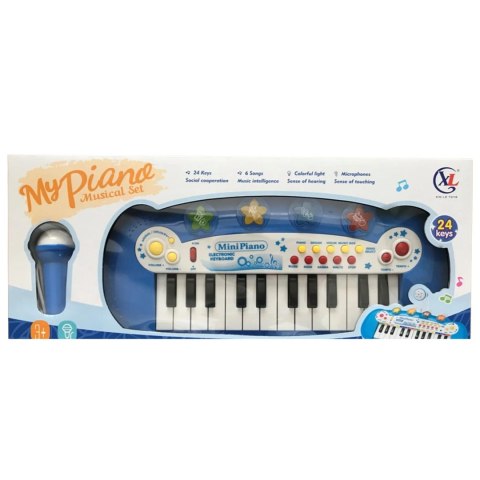 ELEKTRONICZNE PIANINO ORGANY DLA DZIECI EFEKTY ŚWIETLNE MIKROFON ELEKTRONICZNE PIANINO ORGANY DLA DZIECI EFEKTY ŚWIETLNE MIKROFON