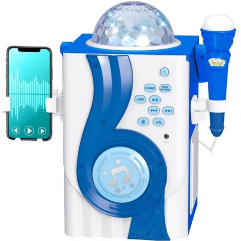 ZESTAW DO ŚPIEWANIA KARAOKE MIKROFON PIOSENKI DŹWIĘKI EFEKTY ŚWIETLNE USB ZESTAW DO ŚPIEWANIA KARAOKE MIKROFON PIOSENKI DŹWIĘKI EFEKTY ŚWIETLNE USB