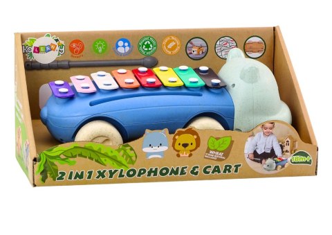 Cymbałki Hipopotam Na Kółkach Instrument Dla Dzieci Kolorowe Edukacyjne Cymbałki Hipopotam Na Kółkach Instrument Dla Dzieci Kolorowe Edukacyjne