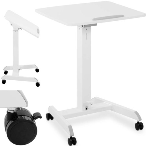 Stolik stojak pod laptopa regulowany na kółkach 60 x 52 cm 760 - 1130 mm Stolik stojak pod laptopa regulowany na kółkach 60 x 52 cm 760 - 1130 mm