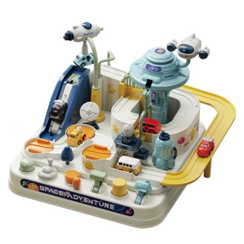 Space themed adventure with 4 cars (6 buttons Space themed adventure with 4 cars (6 buttons