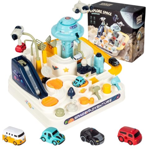 Space themed adventure with 4 cars (6 buttons Space themed adventure with 4 cars (6 buttons