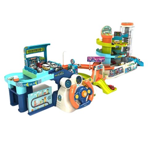 Steering wheel track, car building two in one set Steering wheel track, car building two in one set