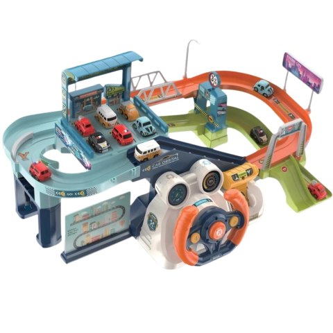 Steering wheel track, car building two in one set Steering wheel track, car building two in one set