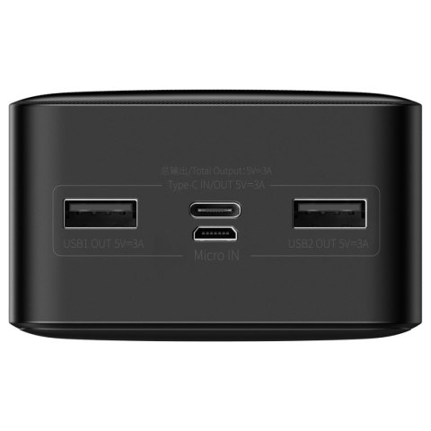 Powerbank 30000mAh 15W Bipow + kabel USB 4w1 microUSB / Lightning / 2x USB-C 1.2m czarny Powerbank 30000mAh 15W Bipow + kabel USB 4w1 microUSB / Lightning / 2x USB-C 1.2m czarny
