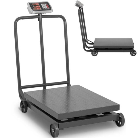 Waga platformowa przemysłowa na kółkach LED 1000 kg / 200 g Waga platformowa przemysłowa na kółkach LED 1000 kg / 200 g