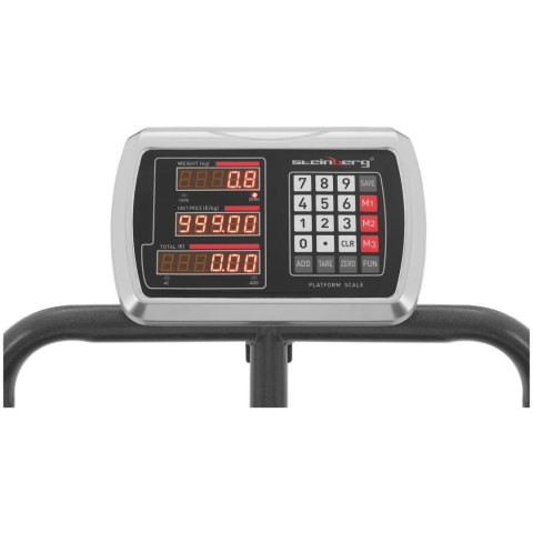 Waga platformowa przemysłowa na kółkach LED 1000 kg / 200 g Waga platformowa przemysłowa na kółkach LED 1000 kg / 200 g