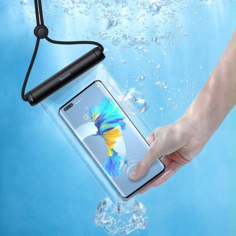 Wodoodporne etui szczelny pokrowiec na telefon Slide-cover czarny Wodoodporne etui szczelny pokrowiec na telefon Slide-cover czarny