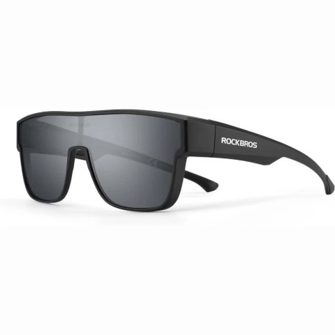 Okulary rowerowe z polaryzacją ramką i filtrem UV 400 szare Okulary rowerowe z polaryzacją ramką i filtrem UV 400 szare