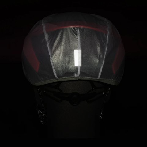 Pokrowiec przeciwdeszczowy na kask rowerowy czarny Pokrowiec przeciwdeszczowy na kask rowerowy czarny