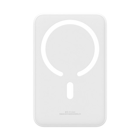 Powerbank Magnetic Mini 20000 mAh 20W + kabel USB-C biały Powerbank Magnetic Mini 20000 mAh 20W + kabel USB-C biały
