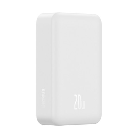 Powerbank Magnetic Mini 20000 mAh 20W + kabel USB-C biały Powerbank Magnetic Mini 20000 mAh 20W + kabel USB-C biały