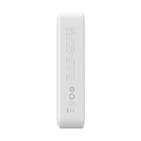 Powerbank Magnetic Mini 20000 mAh 20W + kabel USB-C biały Powerbank Magnetic Mini 20000 mAh 20W + kabel USB-C biały