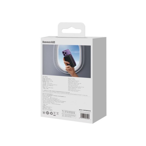 Powerbank Magnetic Mini 20000 mAh 20W + kabel USB-C czarny Powerbank Magnetic Mini 20000 mAh 20W + kabel USB-C czarny