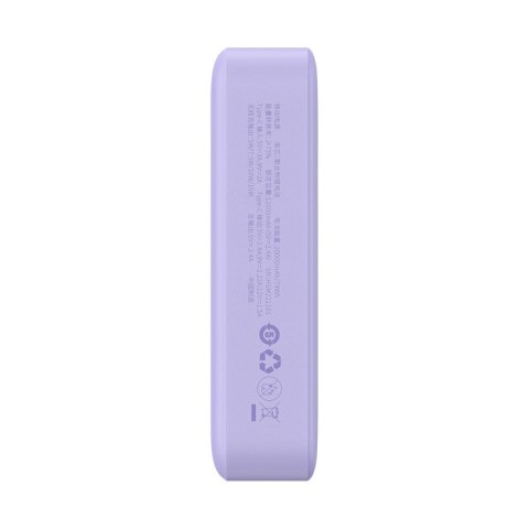 Powerbank Magnetic Mini 20000 mAh 20W + kabel USB-C fioletowy Powerbank Magnetic Mini 20000 mAh 20W + kabel USB-C fioletowy