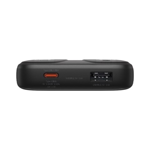Powerbank z wyświetlaczem 10000mAh 22.5W + kabel USB-A / USB-C czarny Powerbank z wyświetlaczem 10000mAh 22.5W + kabel USB-A / USB-C czarny